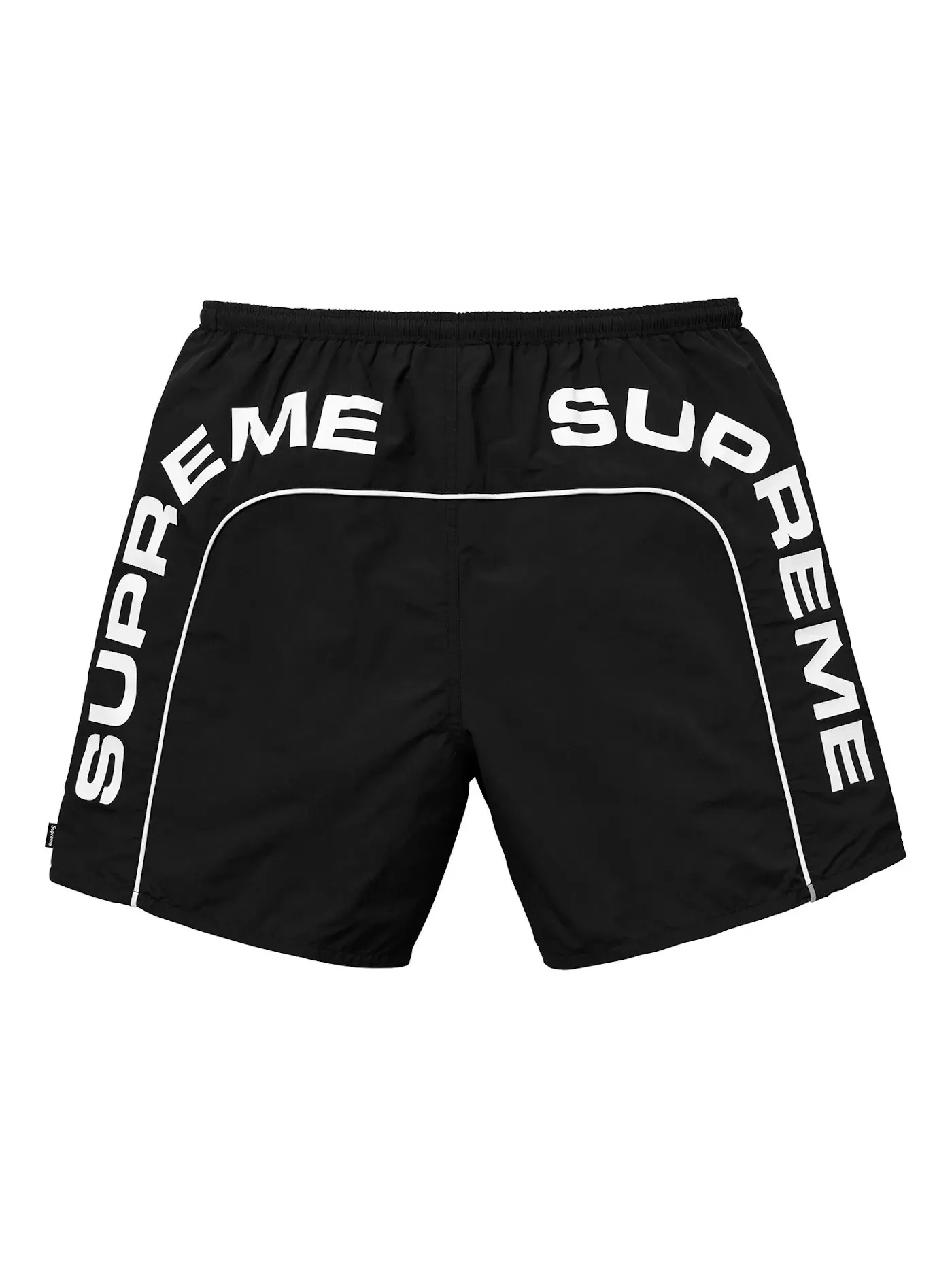 Мужские шорты с принтом Supreme Arc Logo Short Supreme — изображение 2 из 2, черный
