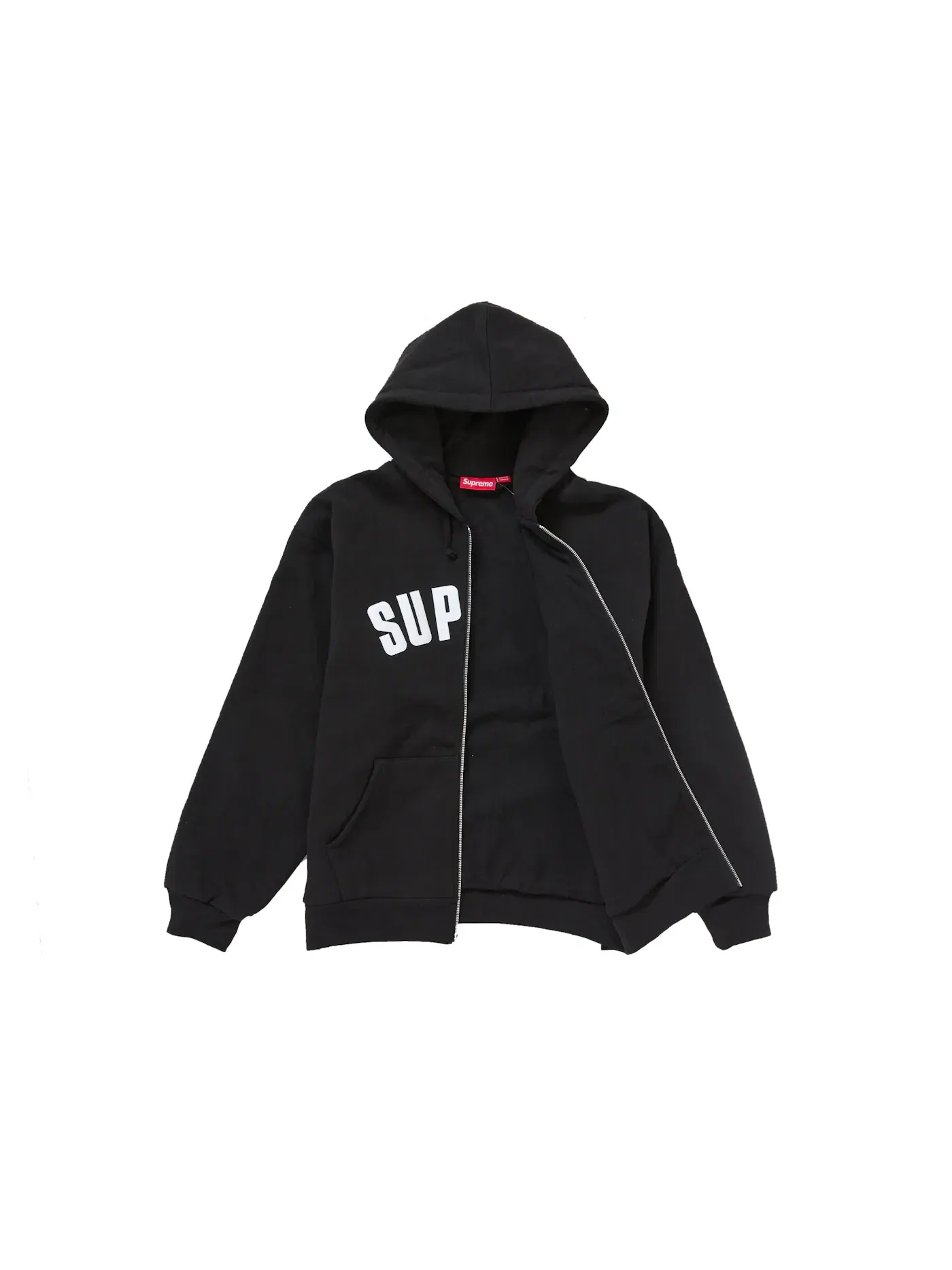 Мужская худи с молнией Arc Thermal Zip Up Hooded Sweatshirt Supreme — изображение 2 из 2, черный