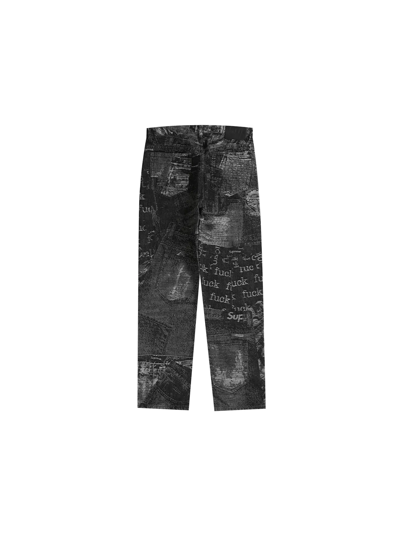 Мужские джинсы с джинсовой тканью Supreme Archive Denim Jacquard Regular Jean — изображение 2 из 2, черный