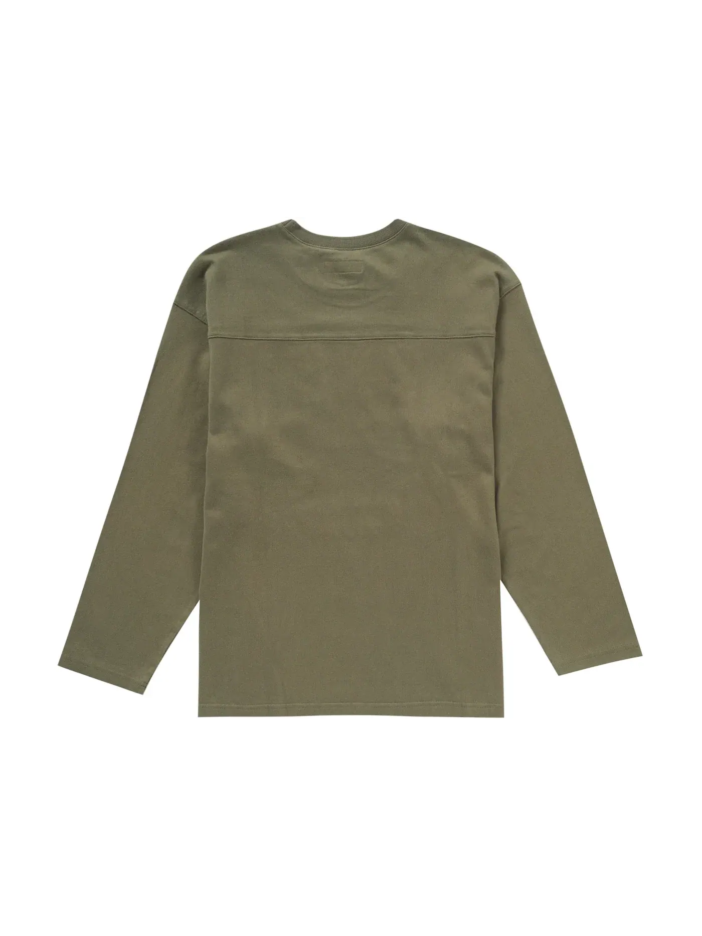 Мужская футболка с длинным рукавом с принтом Supreme Top — изображение 2 из 2, оливковый