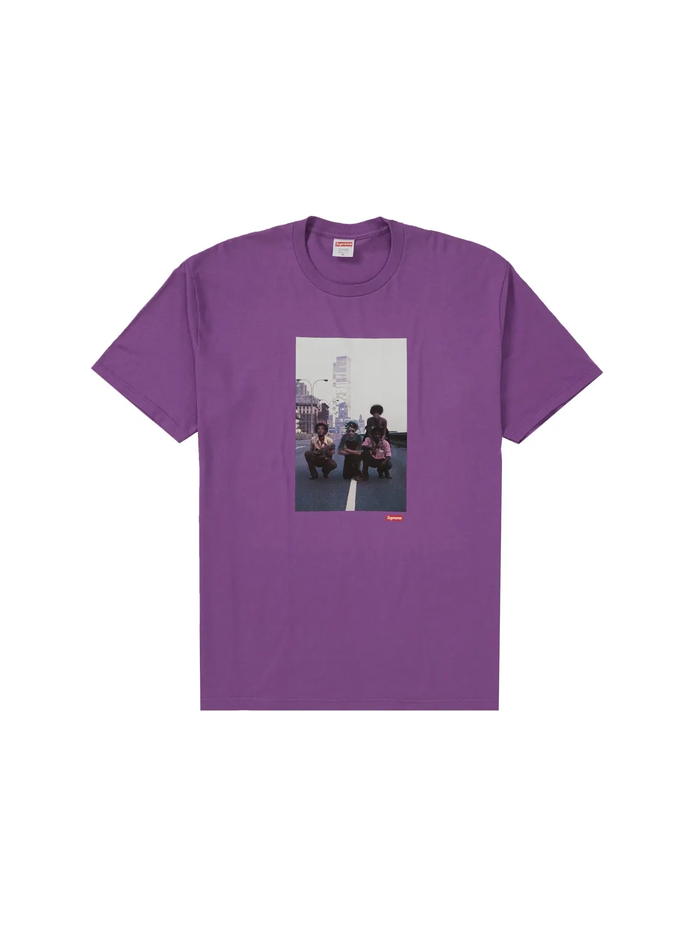 Мужская футболка с принтом Supreme Augustus Pablo Tee — изображение 1 из 1, фиолетовый