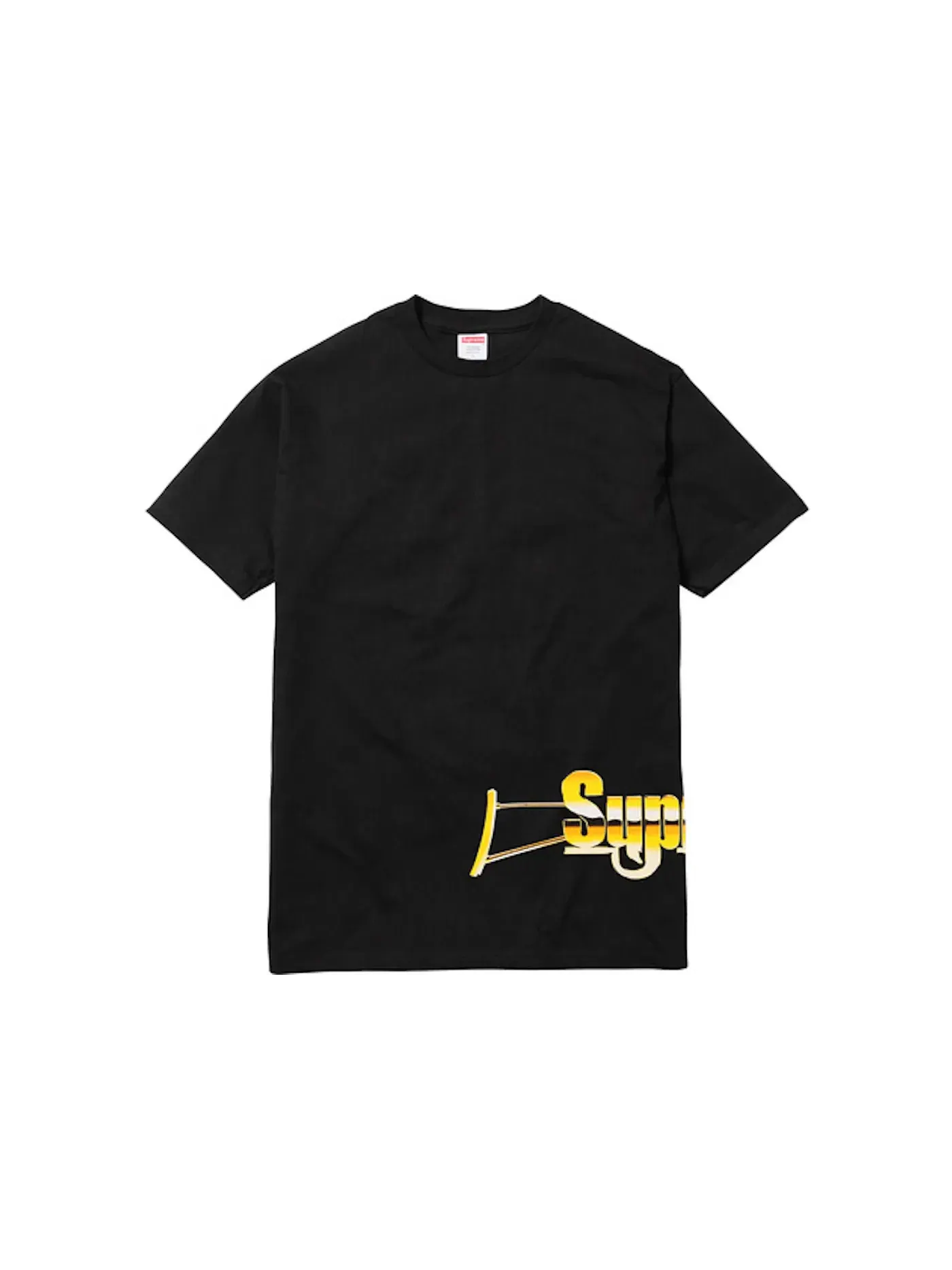 Мужская футболка с принтом Supreme Tee — изображение 1 из 1, черный