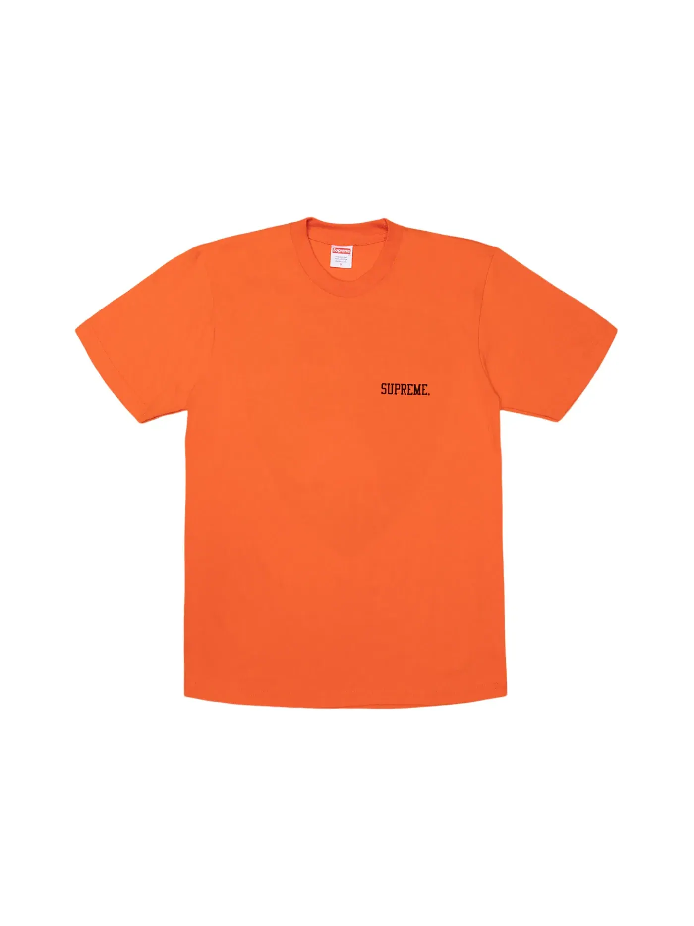 Мужская футболка с принтом Supreme Automobili Lamborghini Tee Supreme — изображение 2 из 2, оранжевый