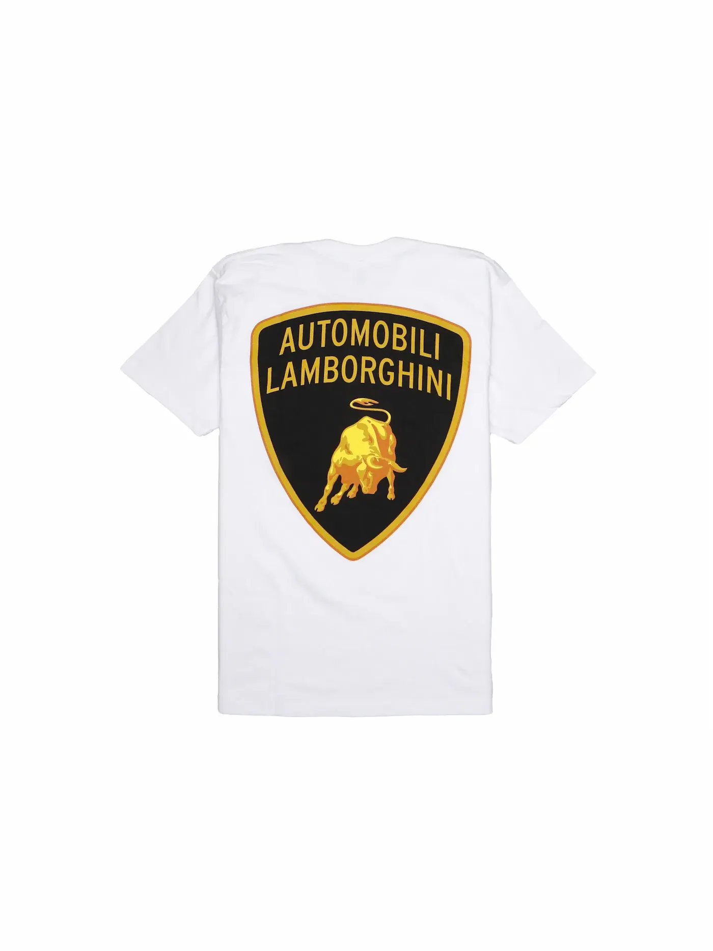 Мужская футболка с принтом Supreme Automobili Lamborghini Tee Supreme — изображение 1 из 2, белый