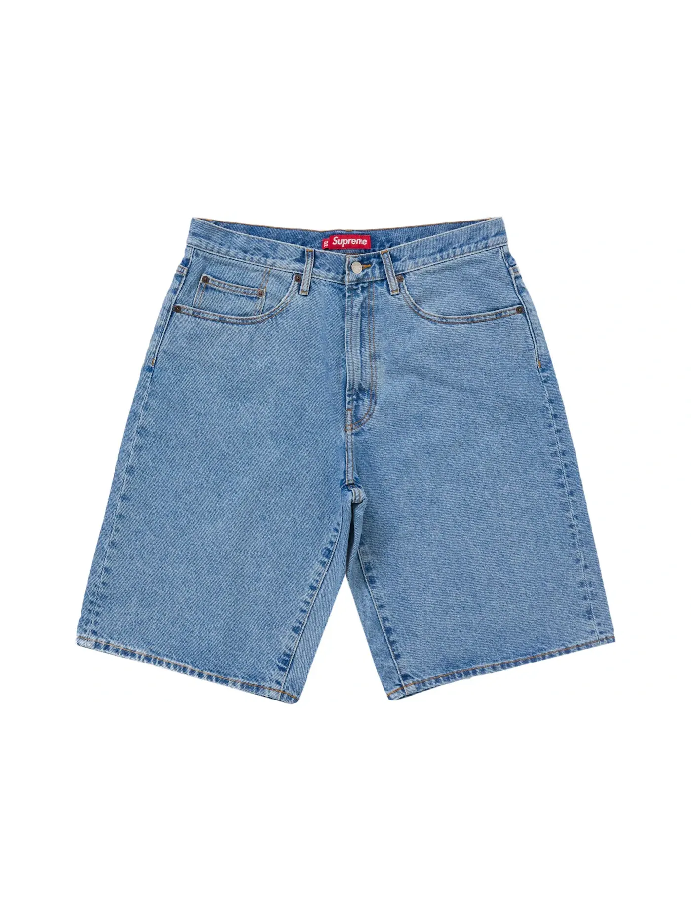 Мужские джинсовые шорты свободного кроя Supreme Short (SS25) — изображение 1 из 1, синий индиго