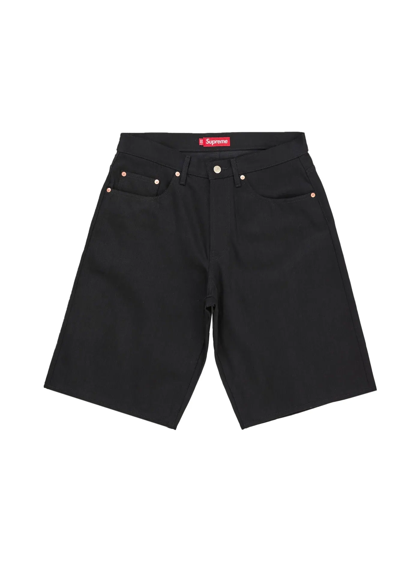 Мужские шорты свободного кроя Supreme Black — изображение 1 из 2