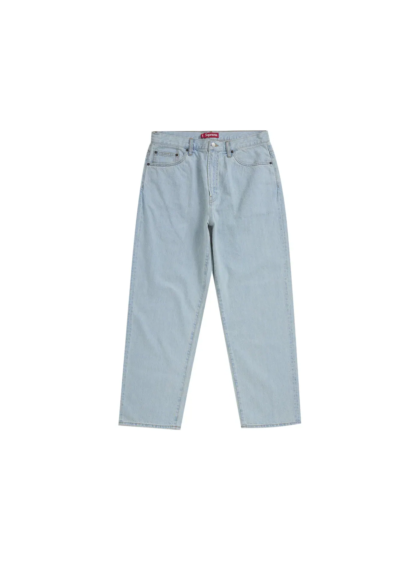 Мужские джинсы Supreme Jean (FW25) — изображение 1 из 2, светлый индиго
