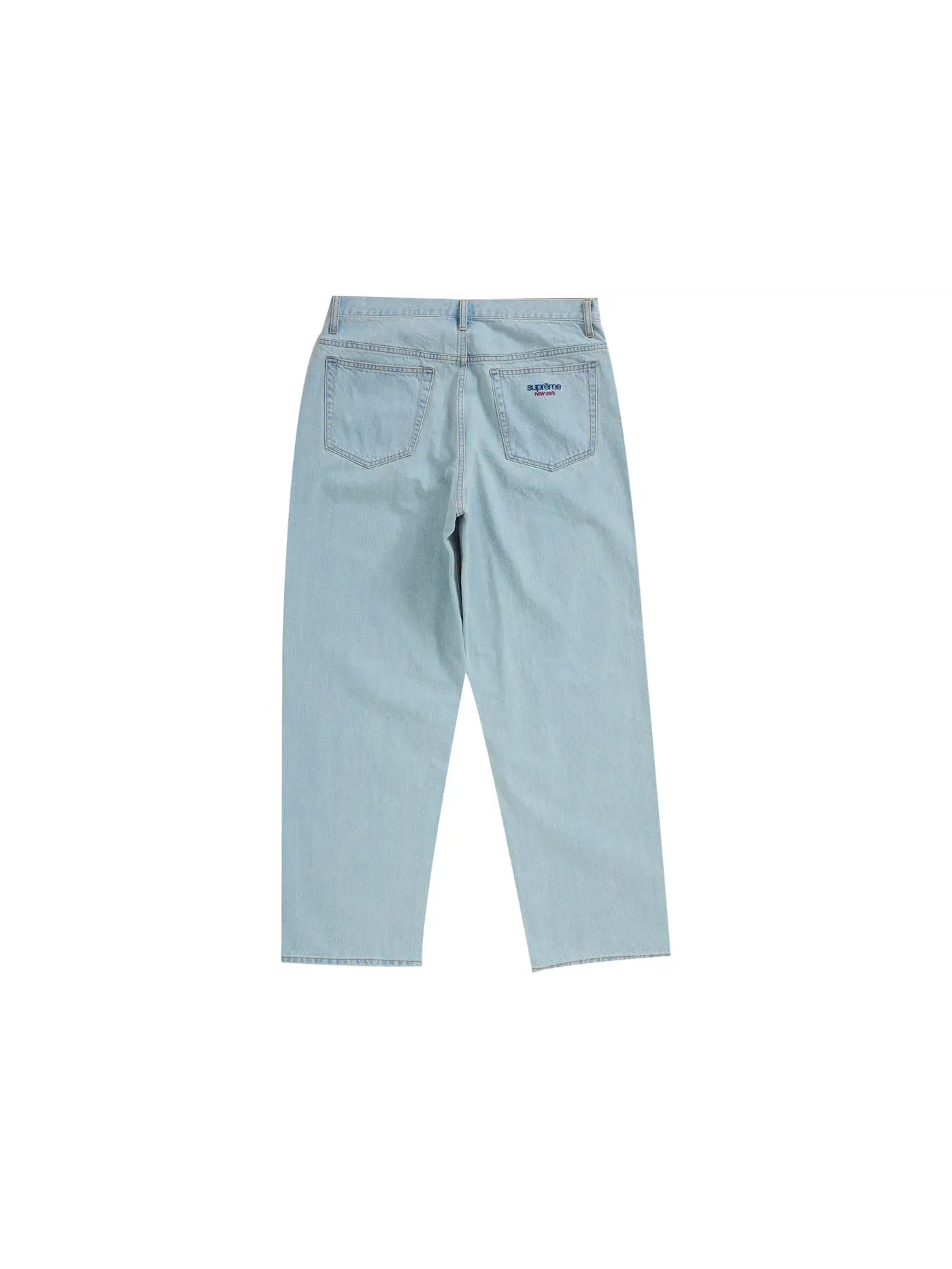 Мужские джинсы Supreme Jean (FW25) — изображение 2 из 2, светлый индиго
