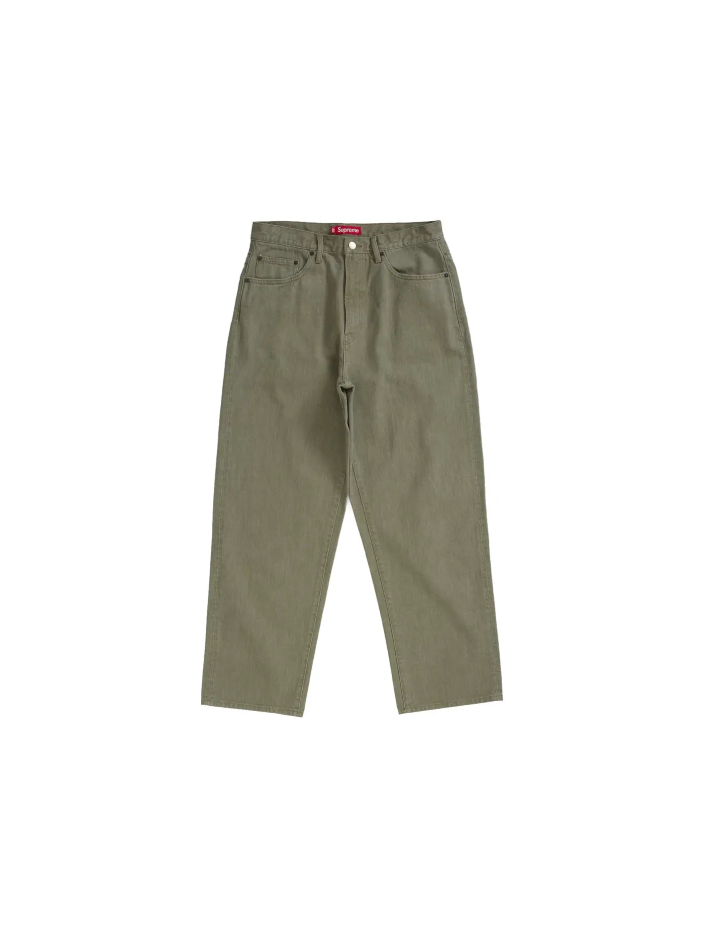 Мужские джинсы Supreme Jean (SS25) — изображение 1 из 2, оливковый