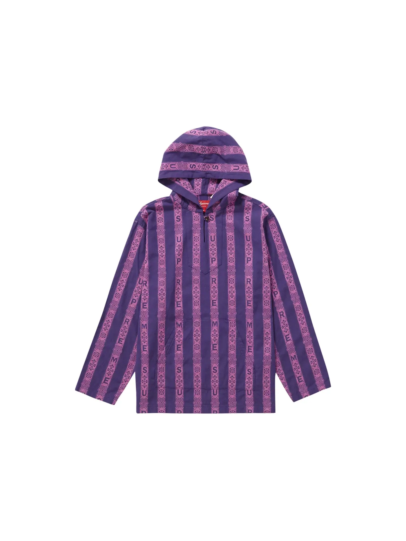 Мужская рубашка-худи с капюшоном Supreme Shirt — изображение 1 из 2, светлый фиолетовый