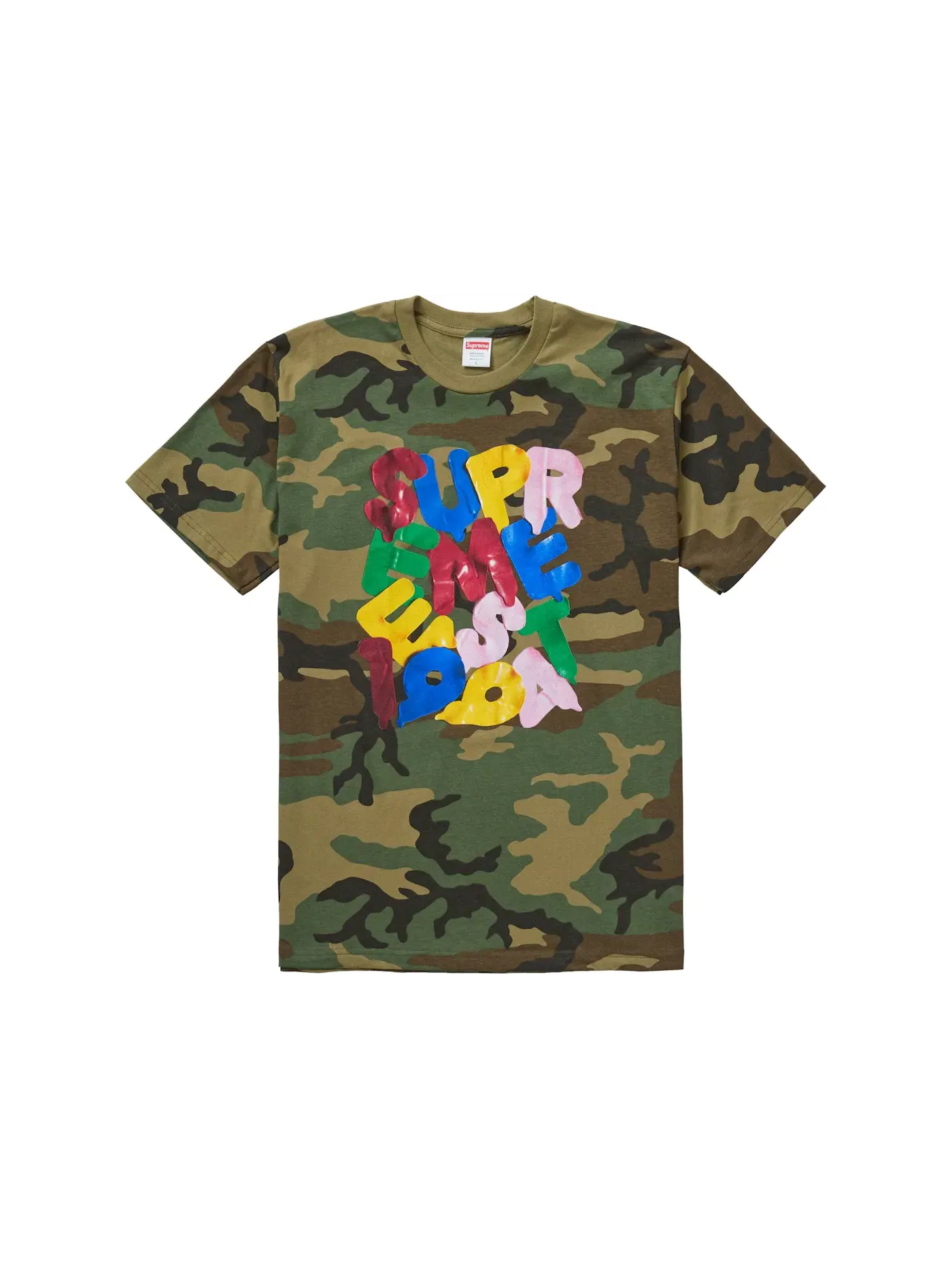 Мужская футболка с принтом Tee Supreme, Woodland Camo — изображение 1 из 1
