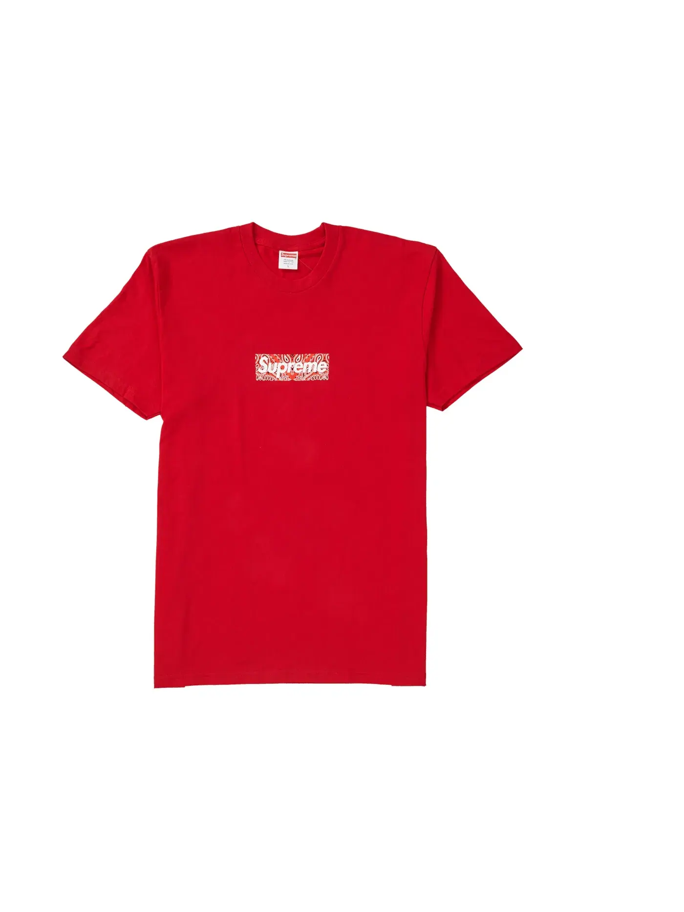Мужская футболка с принтом Supreme Tee — изображение 1 из 1, красный