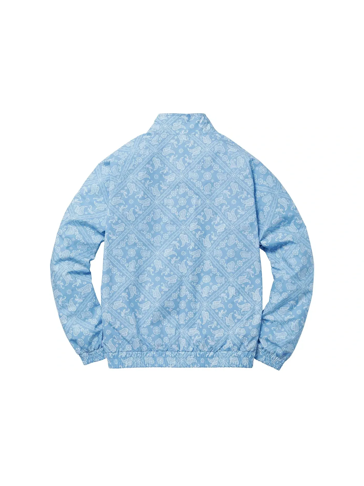 Мужская куртка с принтом Supreme Bandana Track Jacket — изображение 2 из 2, светлый синий