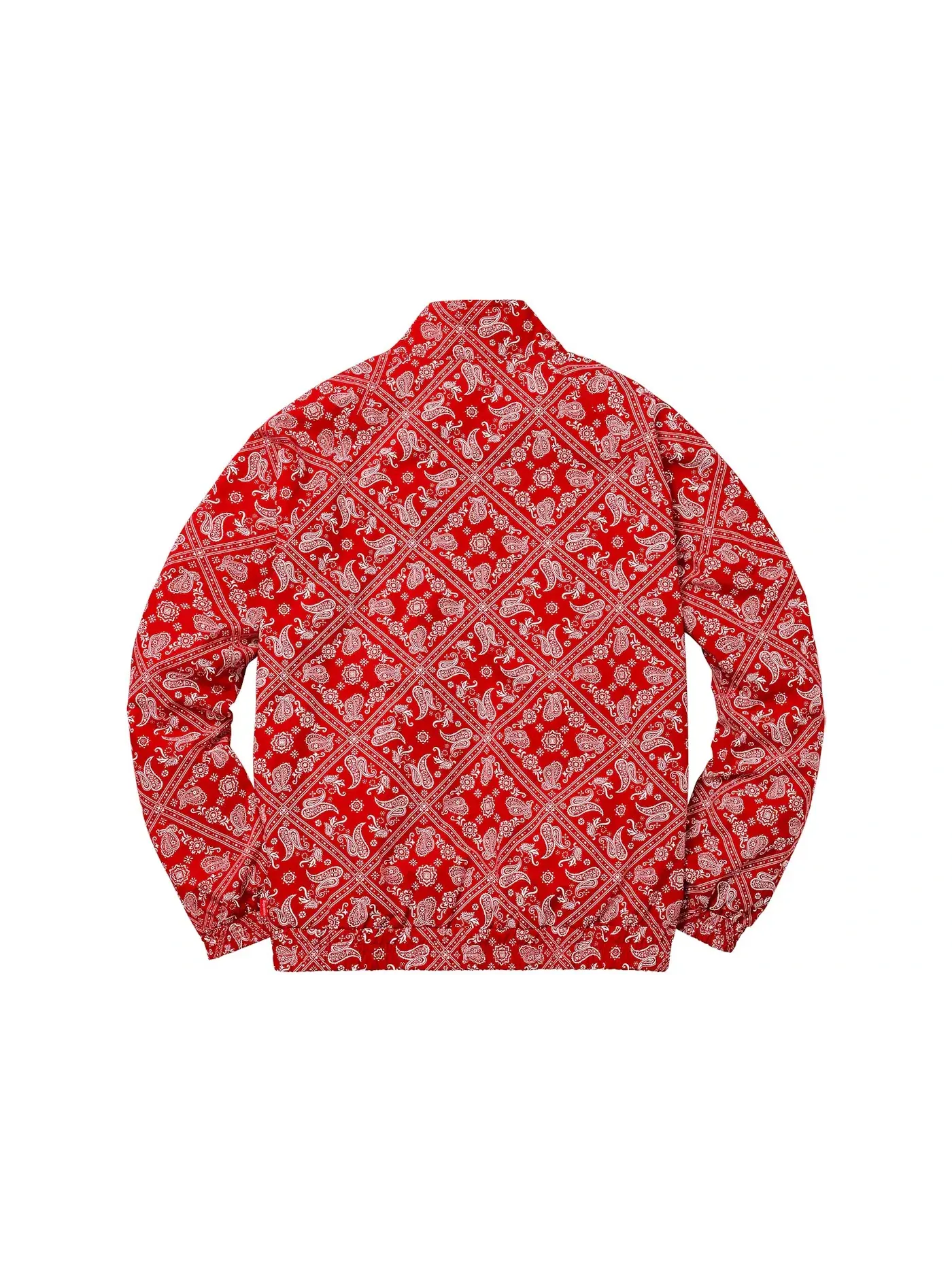 Мужская куртка с принтом Supreme Bandana Track Jacket — изображение 2 из 2, красный
