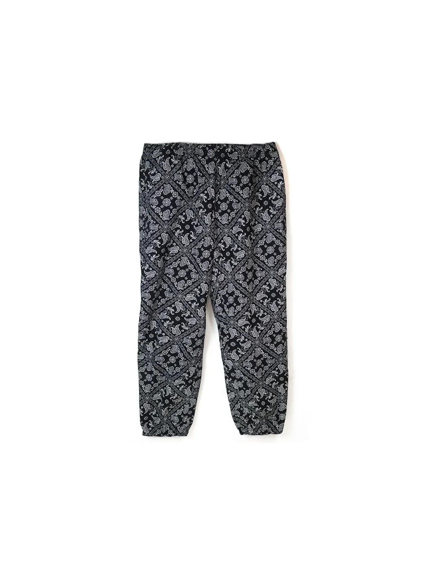 Мужские спортивные штаны с принтом Supreme Bandana Track Pant Black — изображение 1 из 2