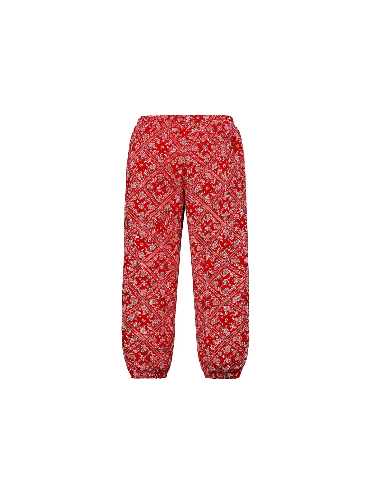 Мужские брюки с принтом Supreme Bandana Track Pant — изображение 2 из 2, красный