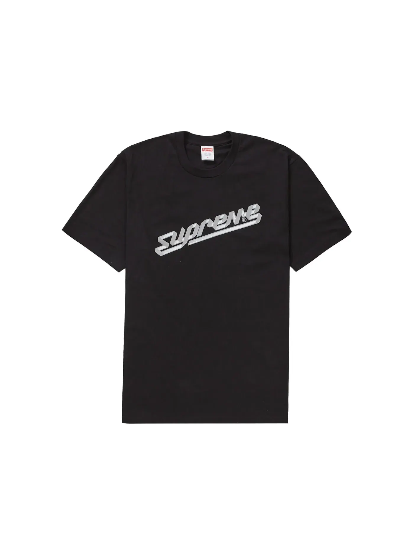 Мужская футболка с принтом Supreme Tee (FW23) — изображение 1 из 1, черный