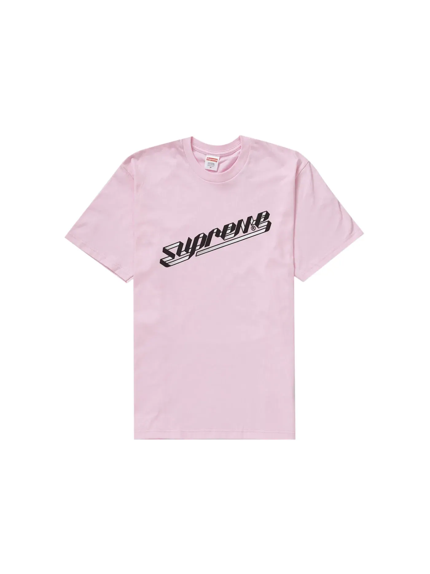 Мужская футболка с принтом Supreme Tee (FW23) — изображение 1 из 1, розовый