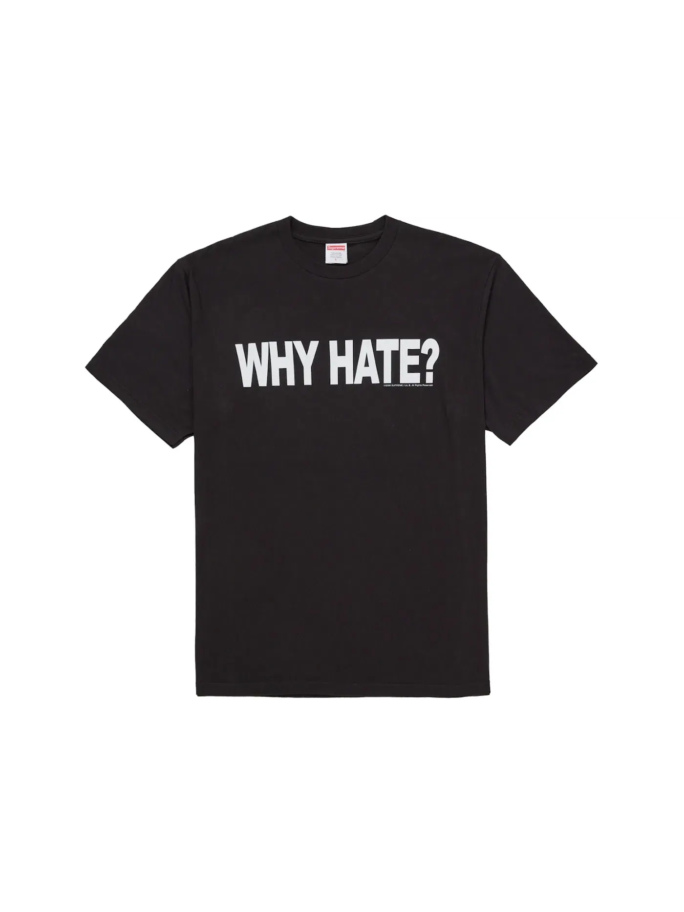 Мужская футболка с принтом Supreme Tee — изображение 1 из 2, черный