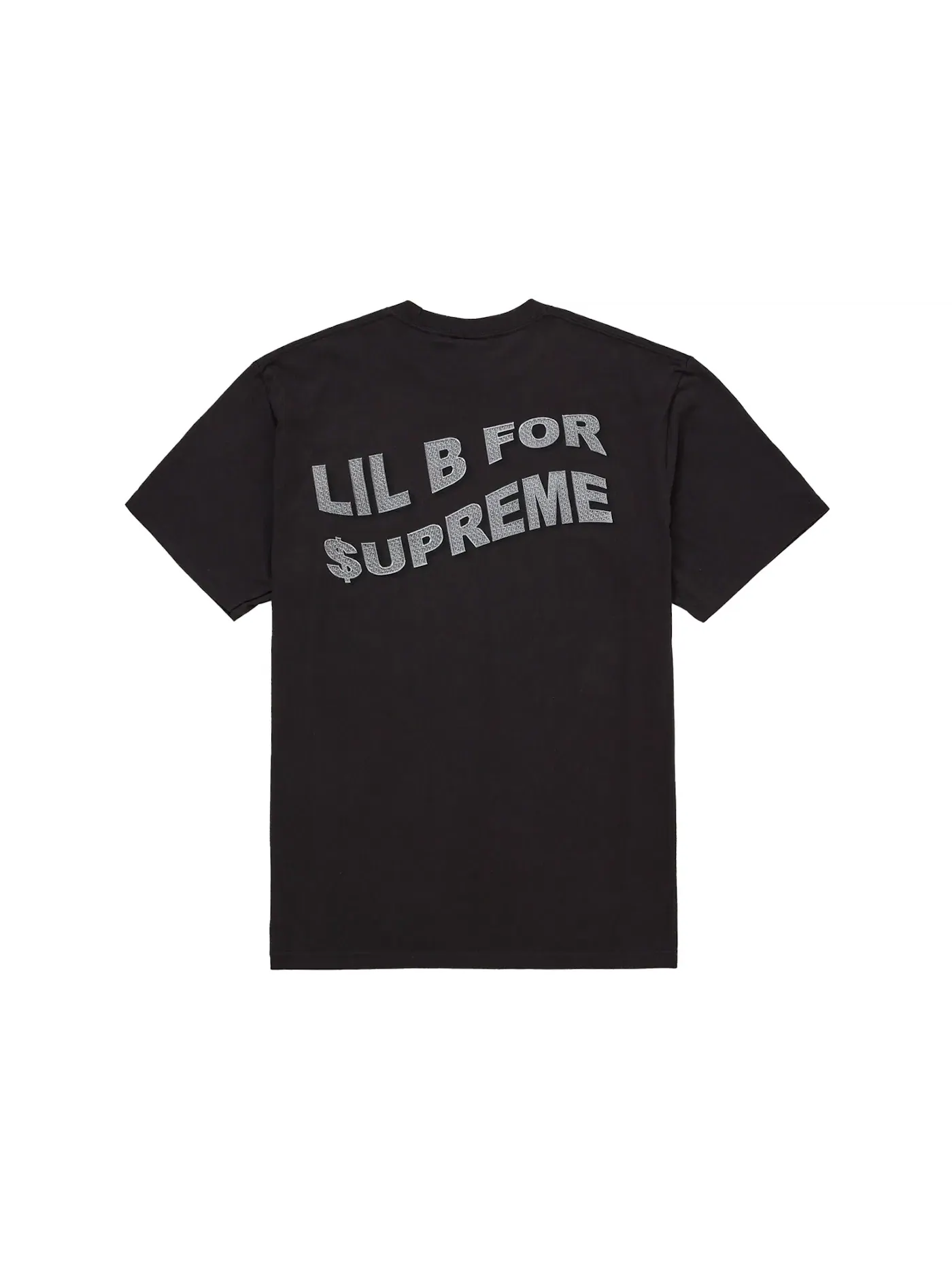 Мужская футболка с принтом Supreme Tee — изображение 2 из 2, черный