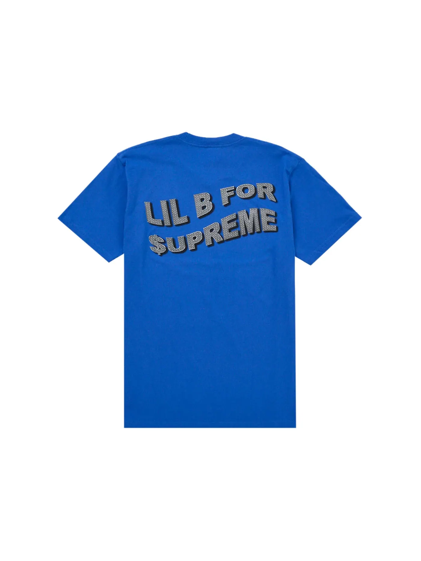 Мужская футболка с принтом Supreme Tee — изображение 2 из 2, королевский