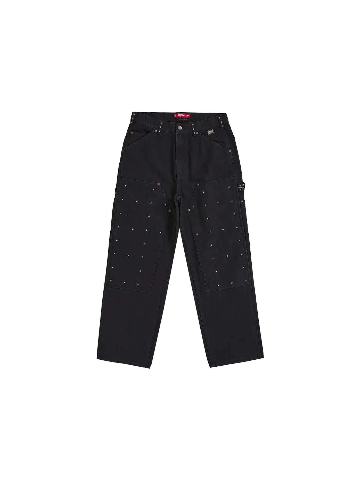 Мужские стеганые брюки с двойным коленом модель Pant Supreme — изображение 1 из 1, черный