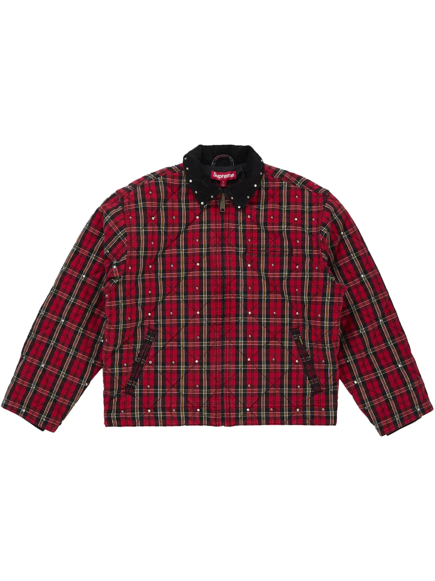 Мужская куртка стеганая с принтом bb Simon Plaid Supreme — изображение 1 из 1, клетчатый