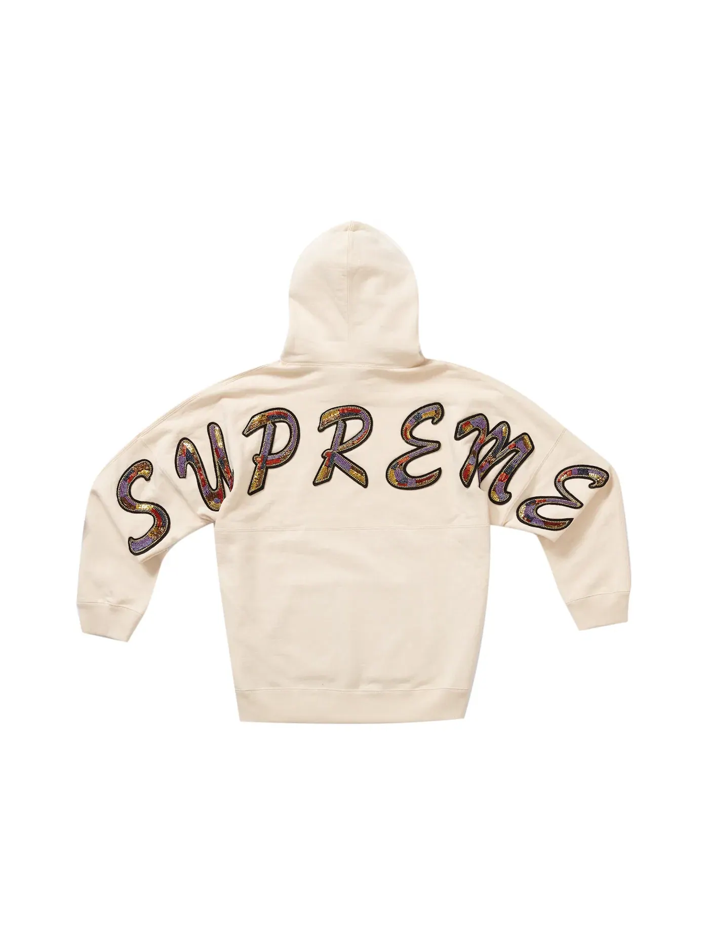 Мужская худи с капюшоном с принтом Supreme — изображение 1 из 2, прозрачный