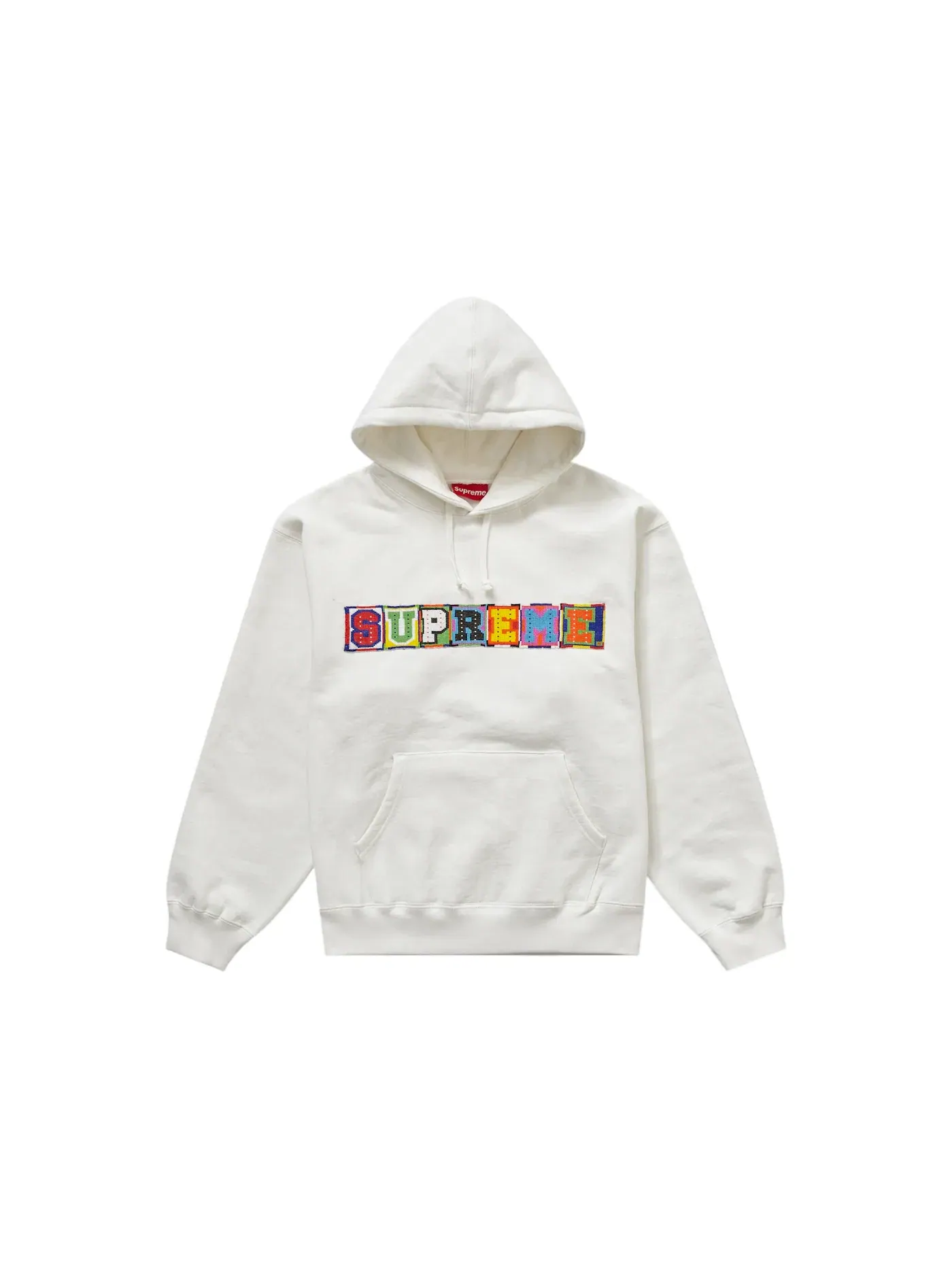 Мужская худи с капюшоном Supreme Sweatshirt (SS23) — изображение 1 из 1, белый