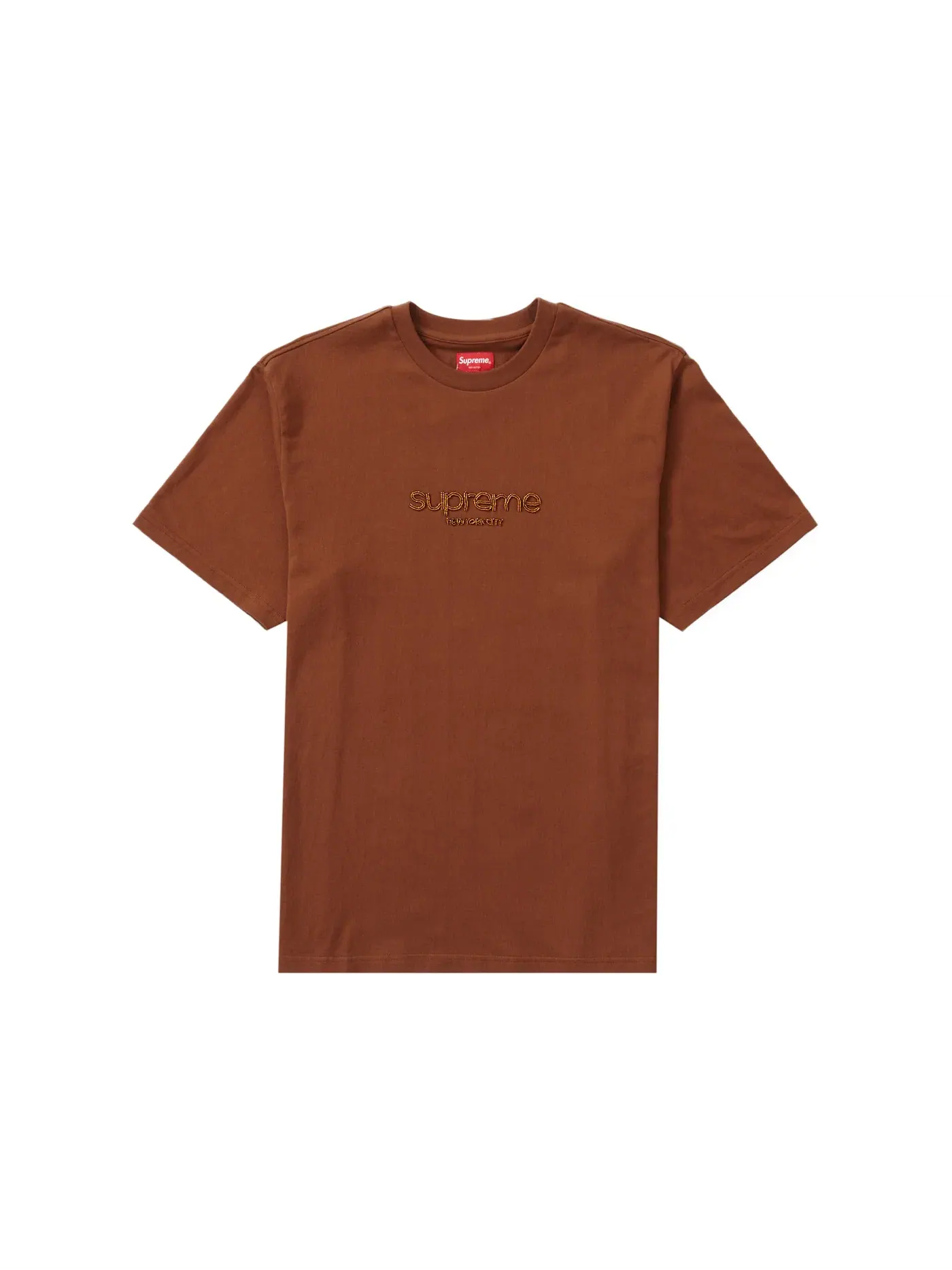 Мужская футболка с принтом Supreme Brown — изображение 1 из 1