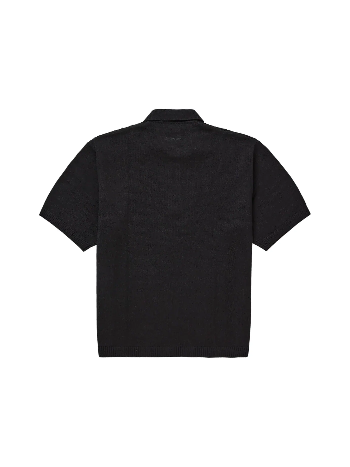 Мужское поло с бисерной отделкой Polo Supreme — изображение 2 из 2, черный