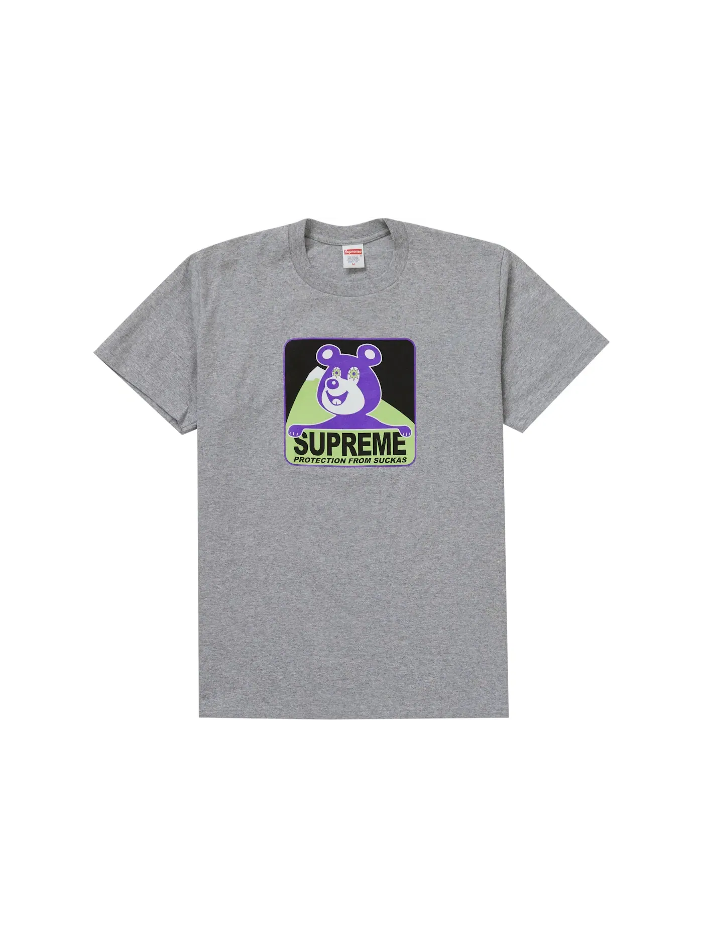 Мужская футболка с принтом Tee Supreme — изображение 1 из 1, серый
