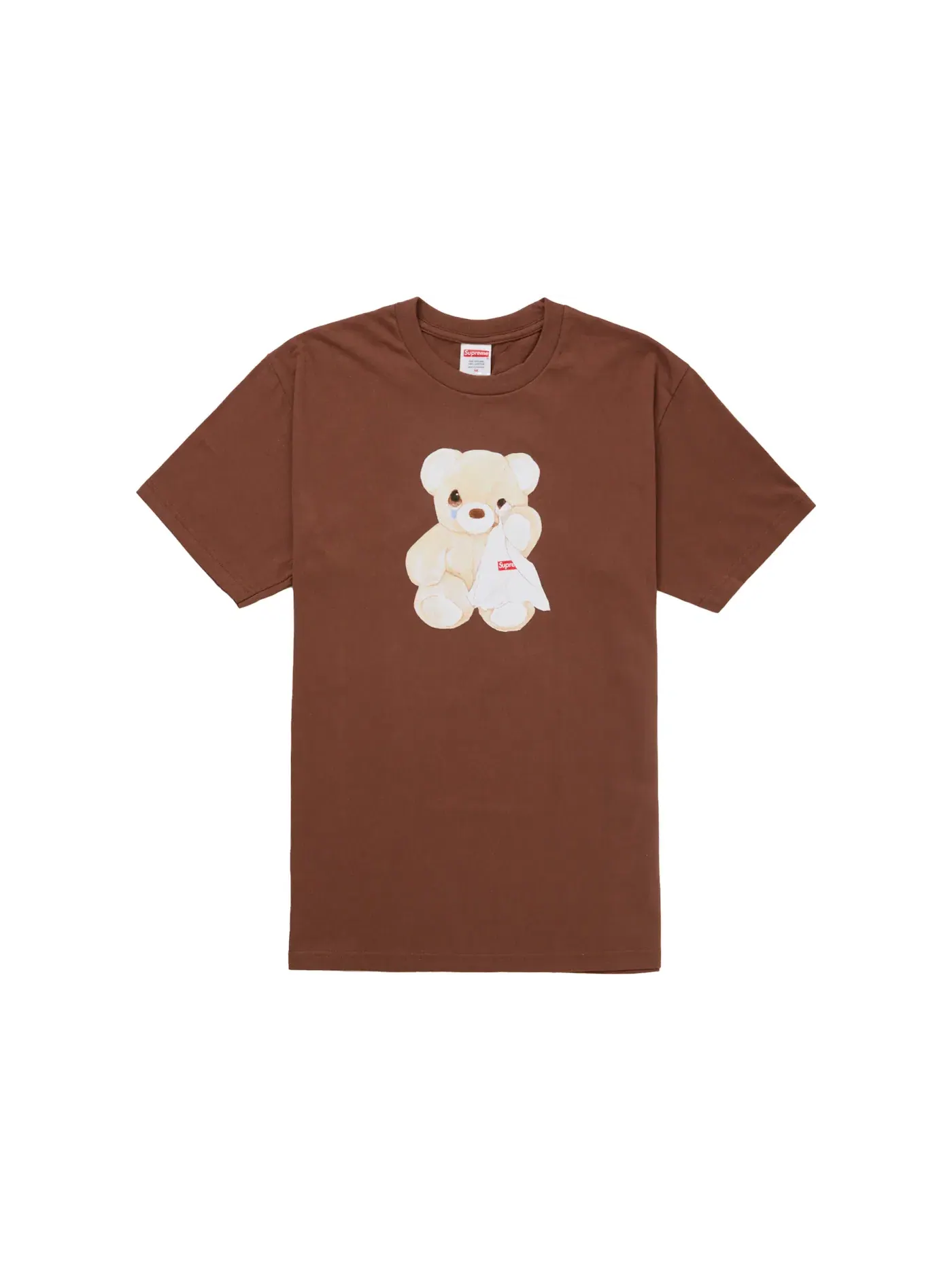 Мужская футболка с принтом Supreme Tee (SS25) — изображение 1 из 1, коричневый