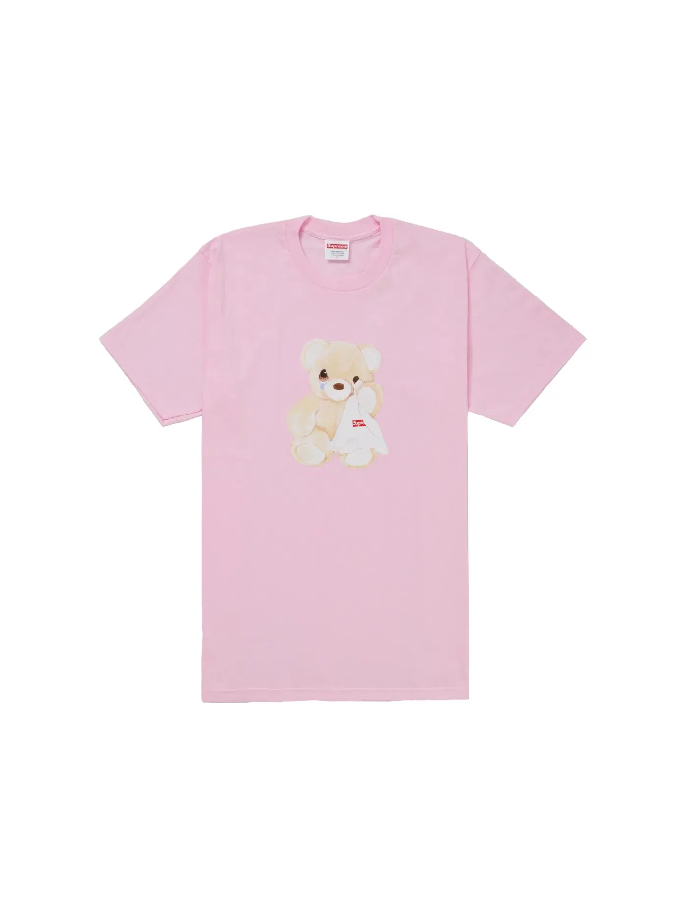 Мужская футболка с принтом Supreme Tee (SS25) — изображение 1 из 1, розовый