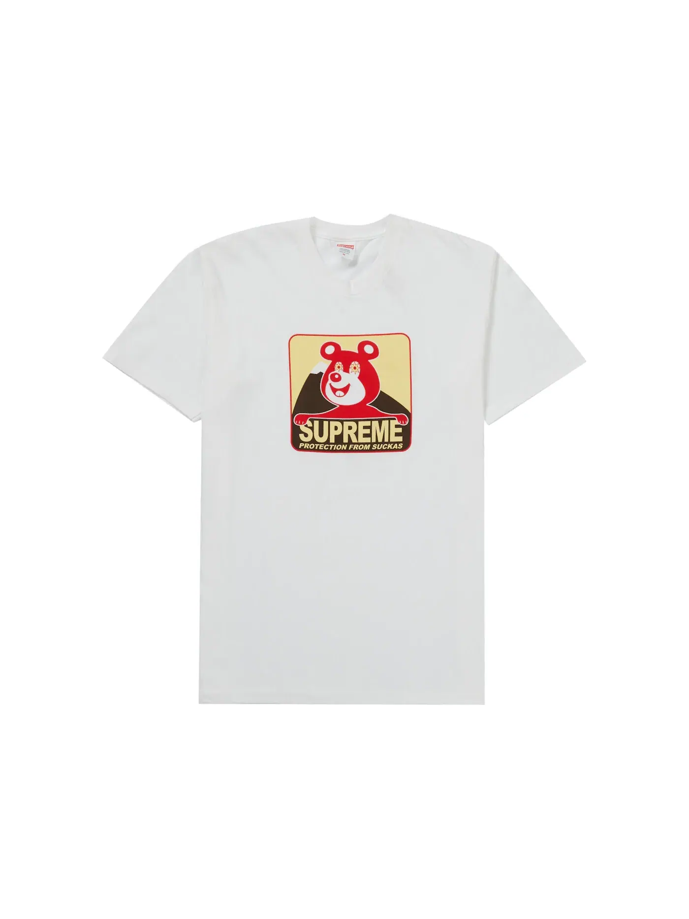 Мужская футболка с принтом Supreme Tee — изображение 1 из 1, белый