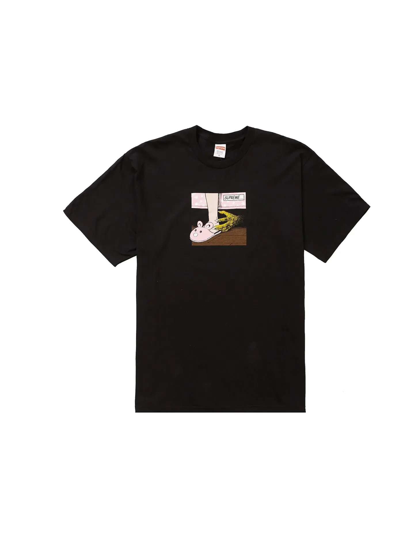 Мужская футболка с принтом Supreme Tee — изображение 1 из 1, черный