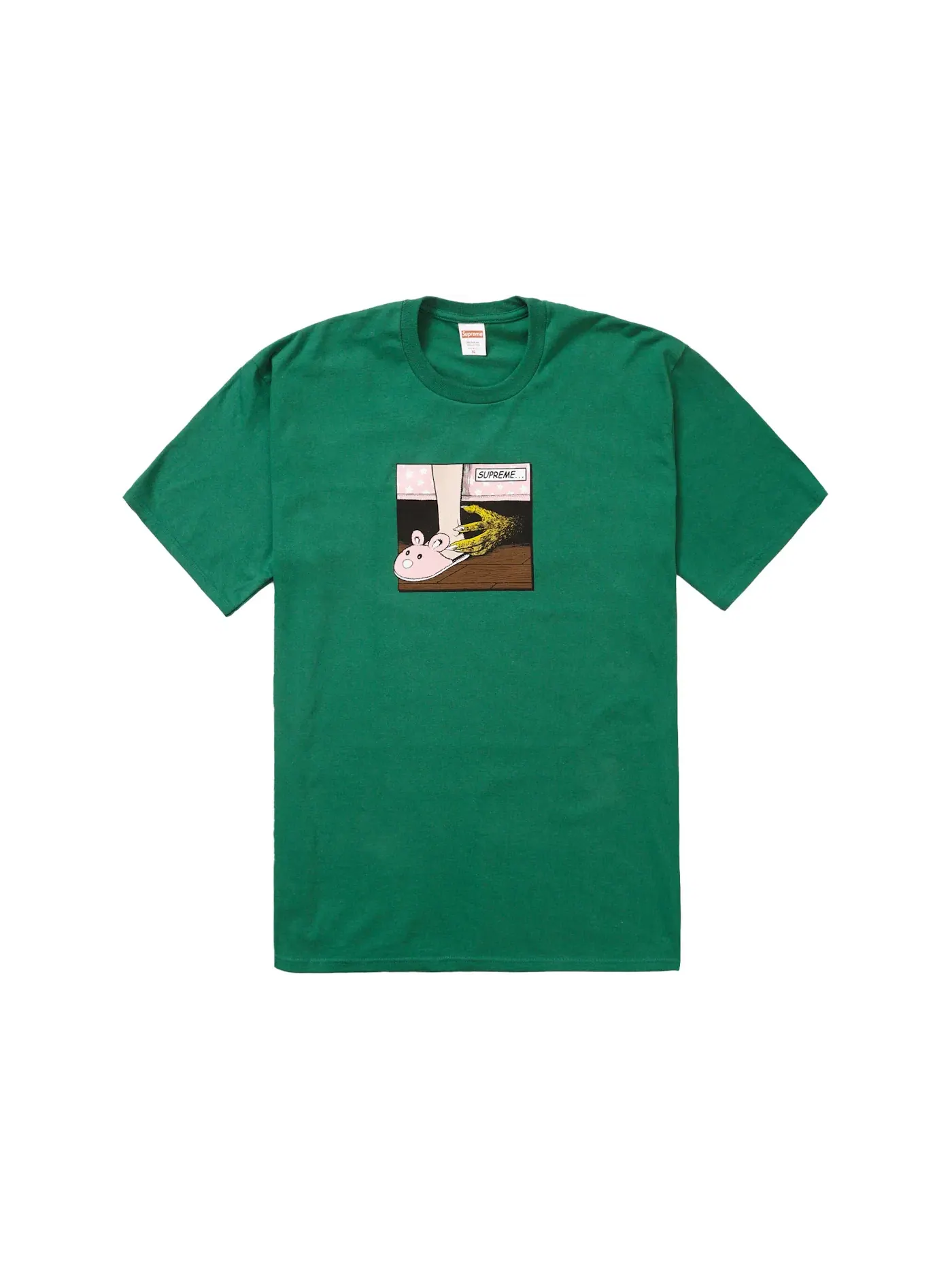 Мужская футболка с принтом Tee Supreme — изображение 1 из 1, зеленый