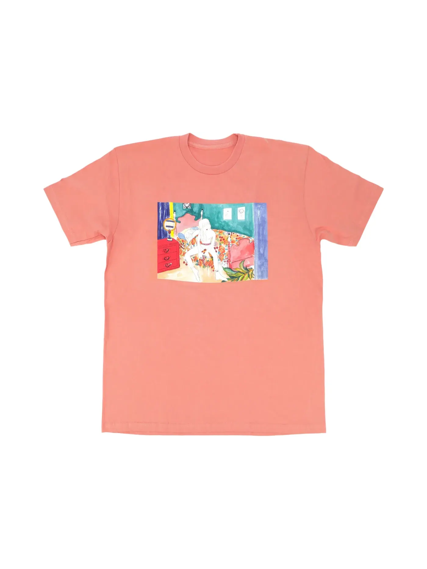 Мужская футболка с принтом Supreme Tee, Terra Cotta — изображение 1 из 1