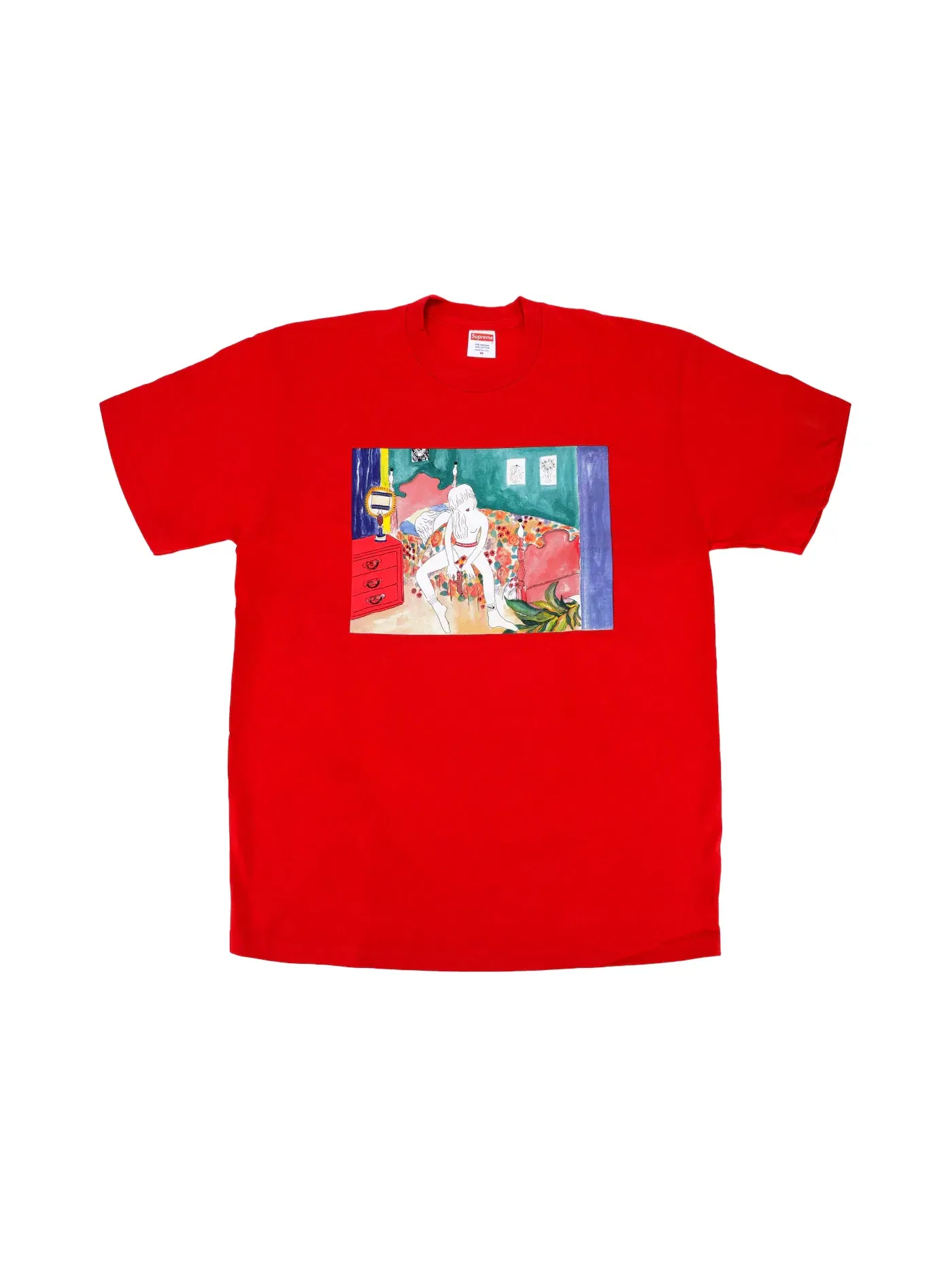 Мужская футболка Supreme Tee — изображение 1 из 1, красный