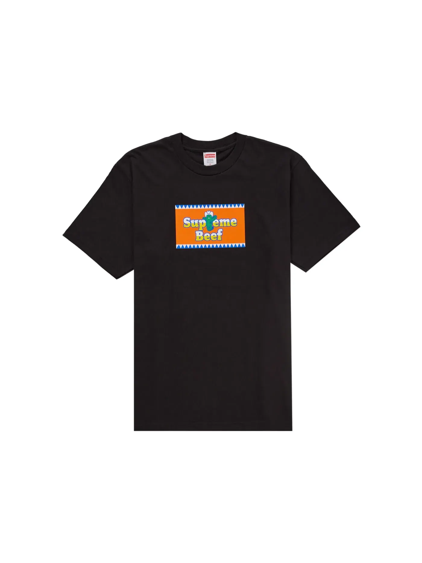 Мужская футболка с принтом Supreme Tee — изображение 1 из 1, черный