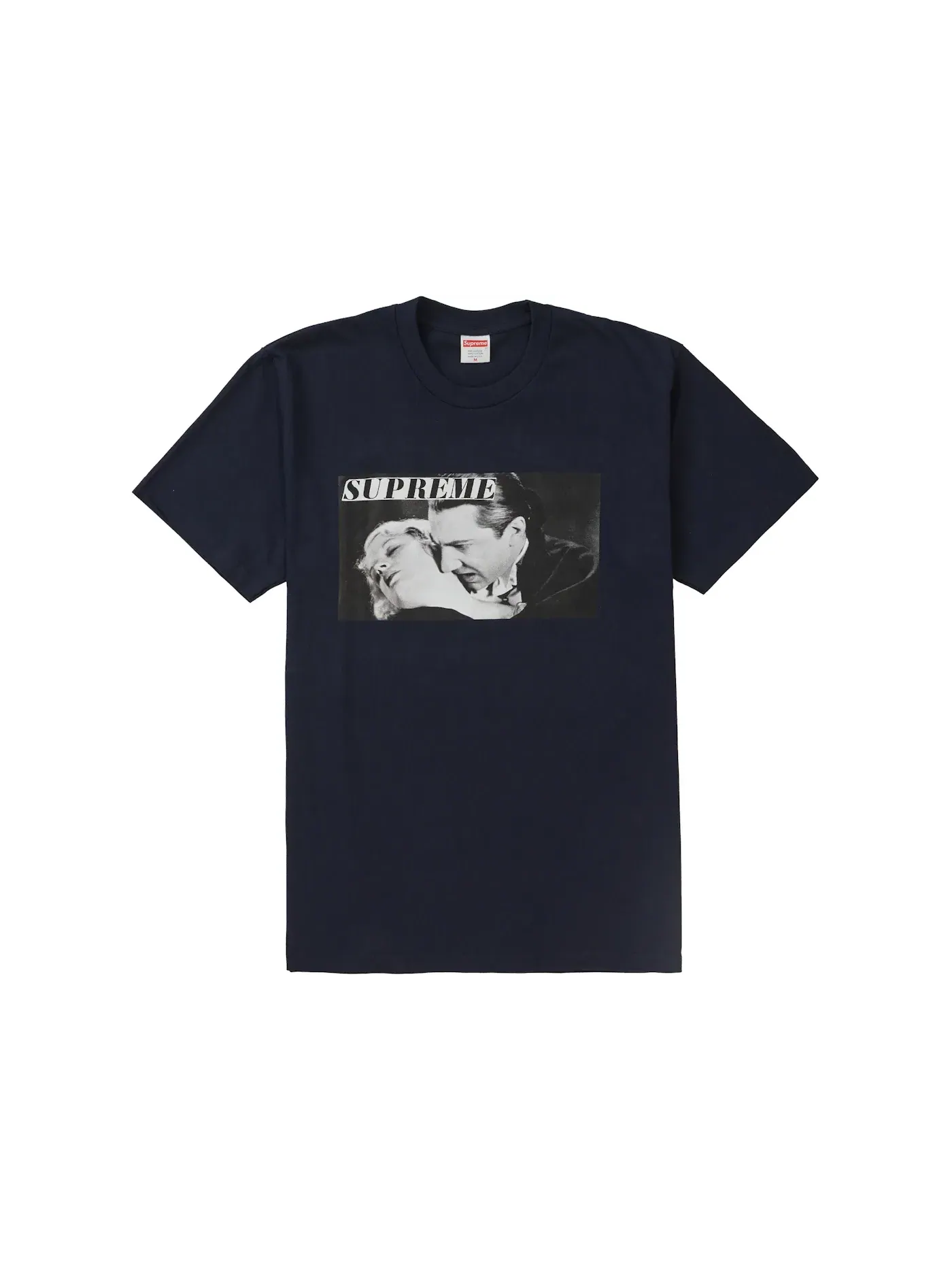 Мужская футболка с принтом Bela Lugosi Tee Supreme — изображение 1 из 1, темно-синий