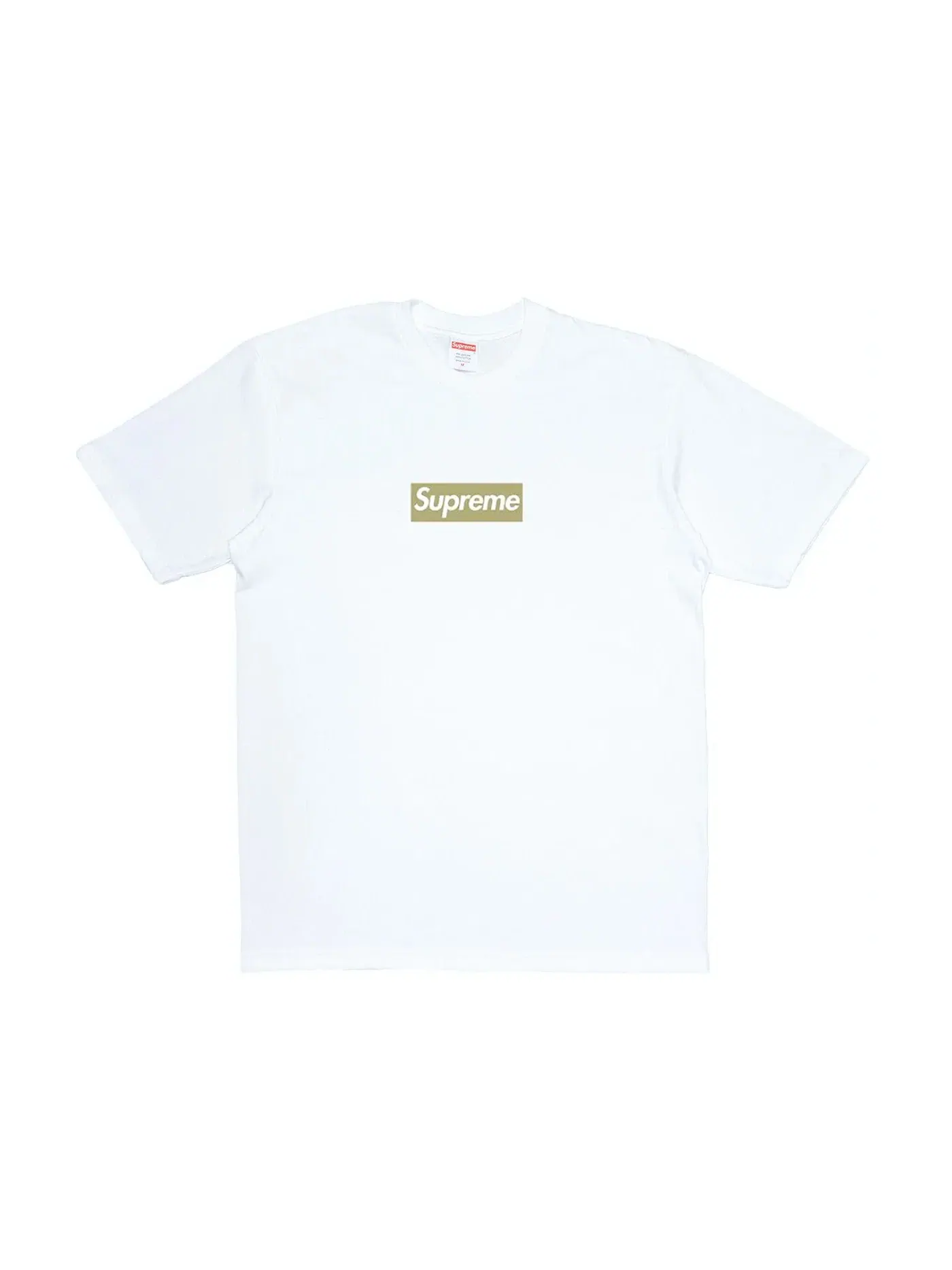 Мужская футболка с принтом Supreme Berlin Box Logo Tee Supreme — изображение 1 из 1, белый