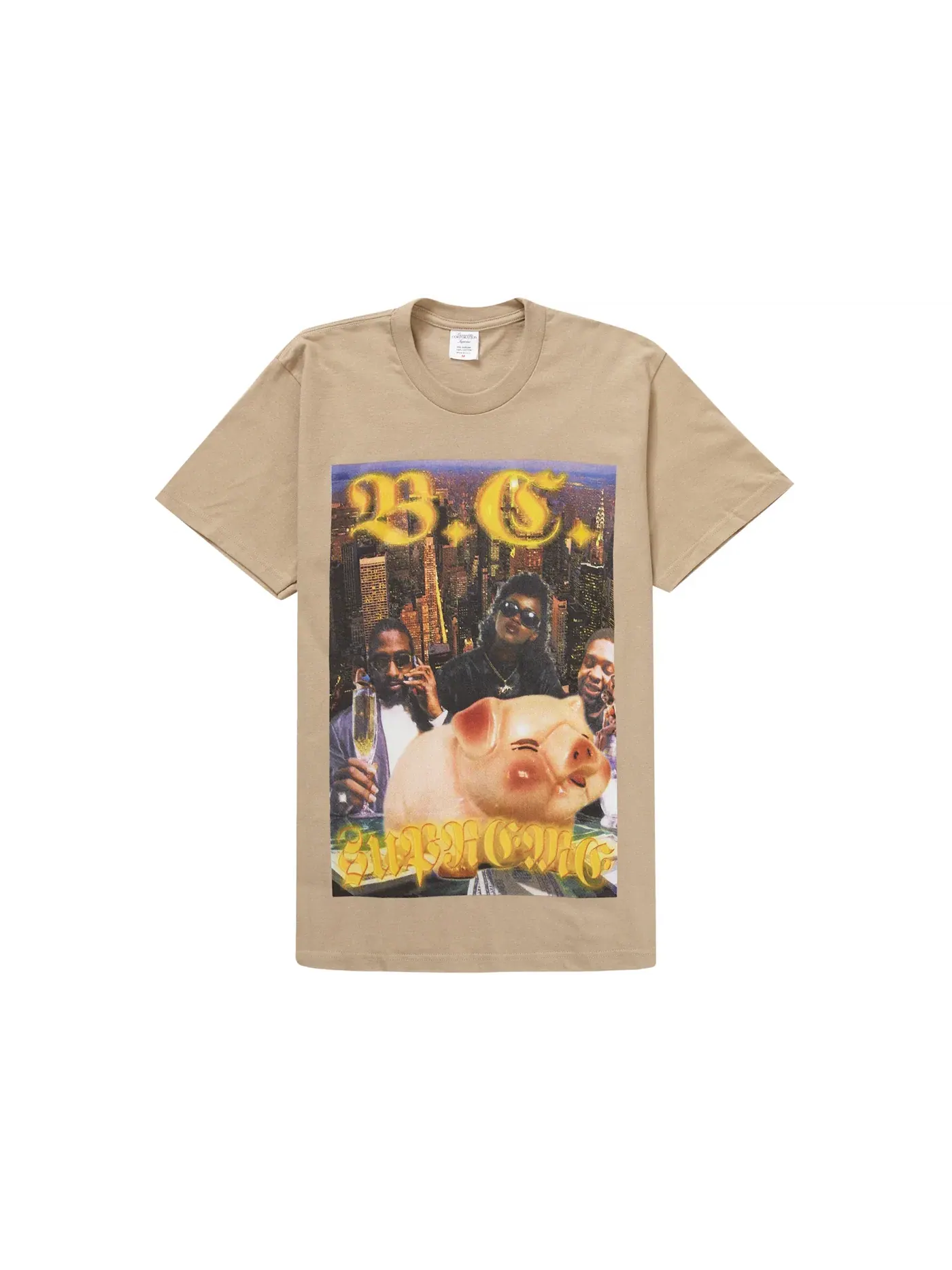 Мужская футболка с принтом Supreme Bernadette Corporation Money Tee — изображение 1 из 2, хаки