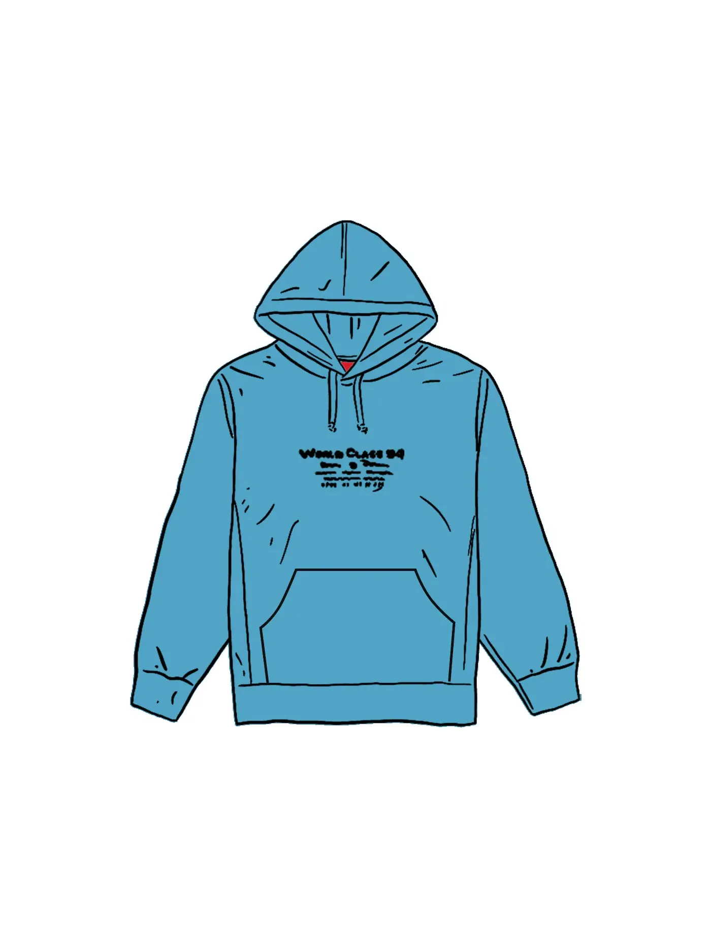 Мужская худи с капюшоном Supreme Hooded L/S Top — изображение 1 из 1, серый