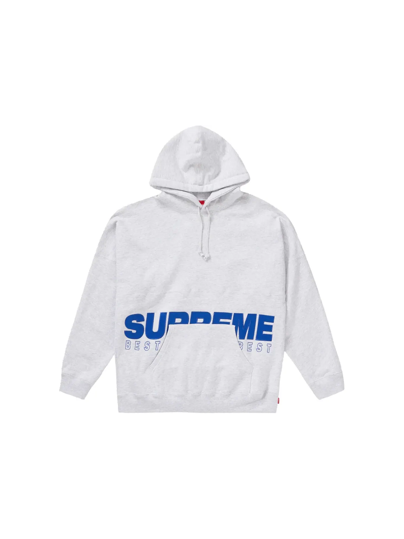 Мужская худи с капюшоном Supreme Hooded Sweatshirt — изображение 1 из 1, серый