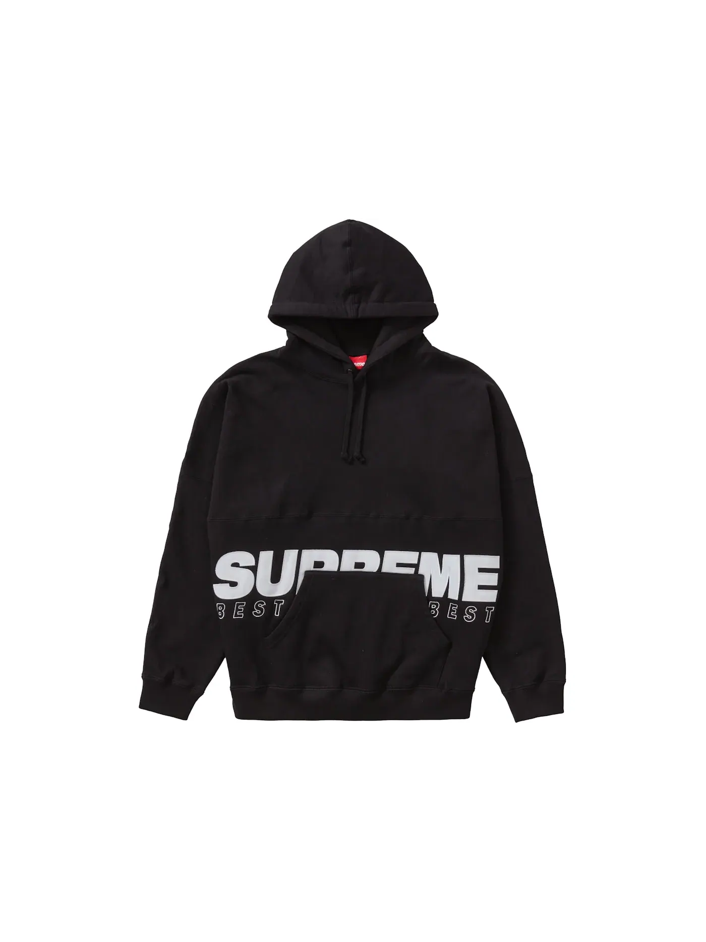 Мужская худи с капюшоном Supreme Best Of The Best Hooded Sweatshirt — изображение 1 из 1, черный