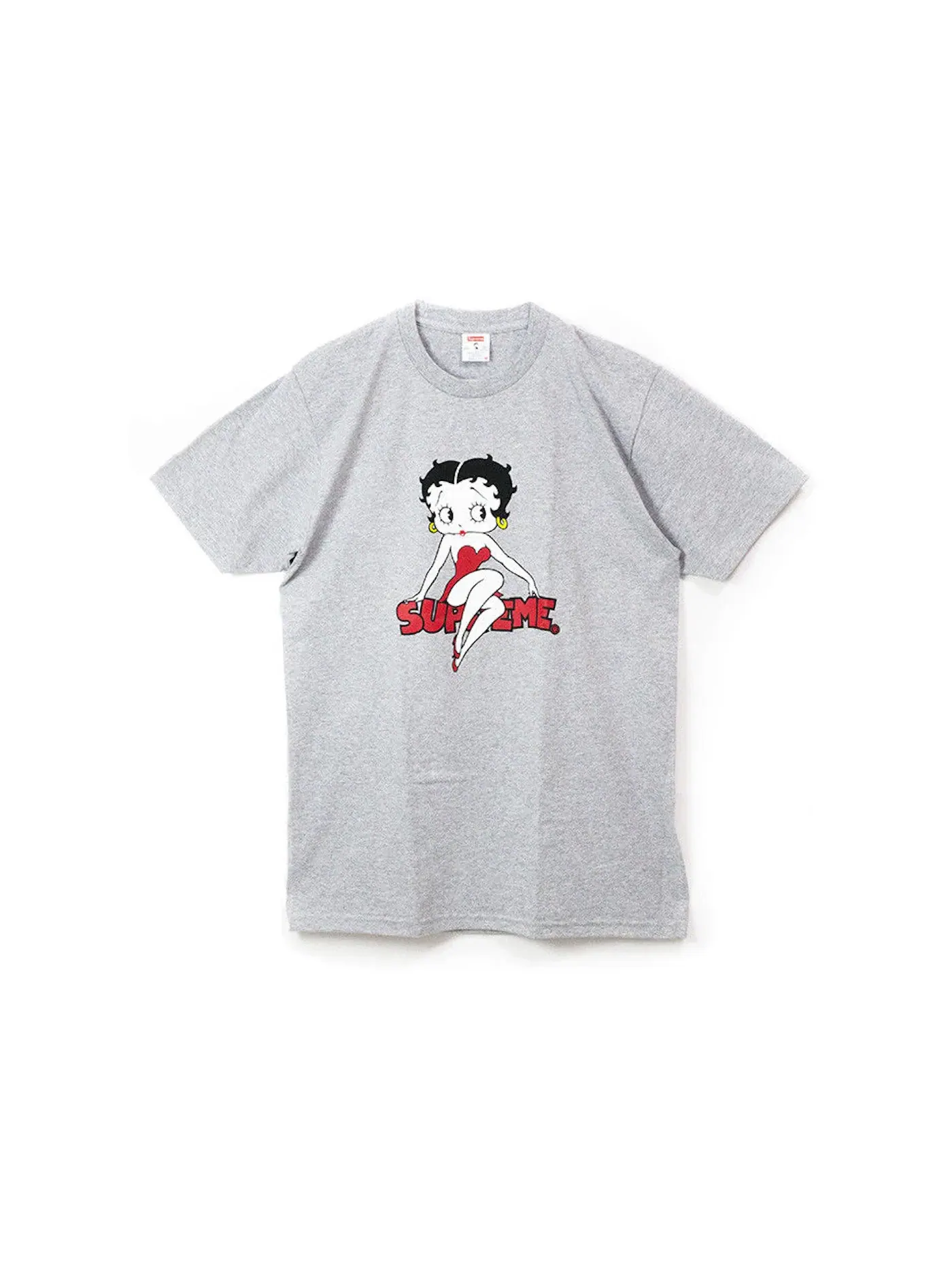 Мужская футболка с принтом Tee Supreme — изображение 1 из 1, серый