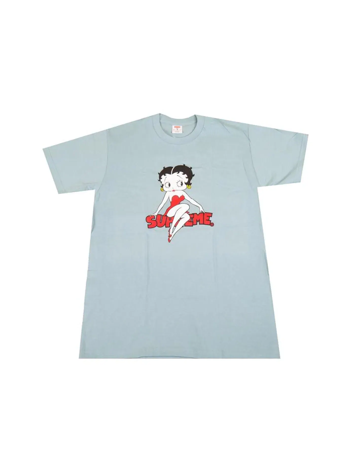 Мужская футболка с принтом Supreme Betty Boop Tee — изображение 1 из 1, серый