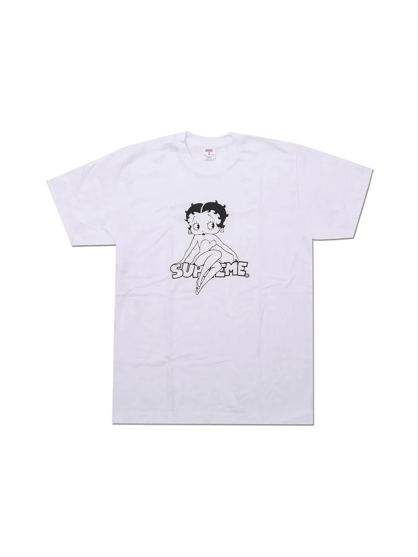 Мужская футболка с принтом Supreme Betty Boop Tee — изображение 1 из 1, белый