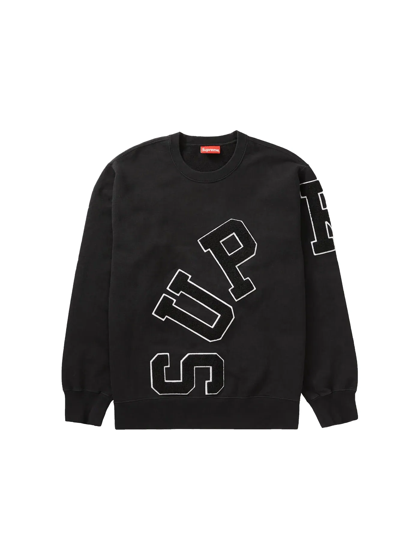Мужской свитшот Supreme Big Arc Crewneck — изображение 1 из 2, черный